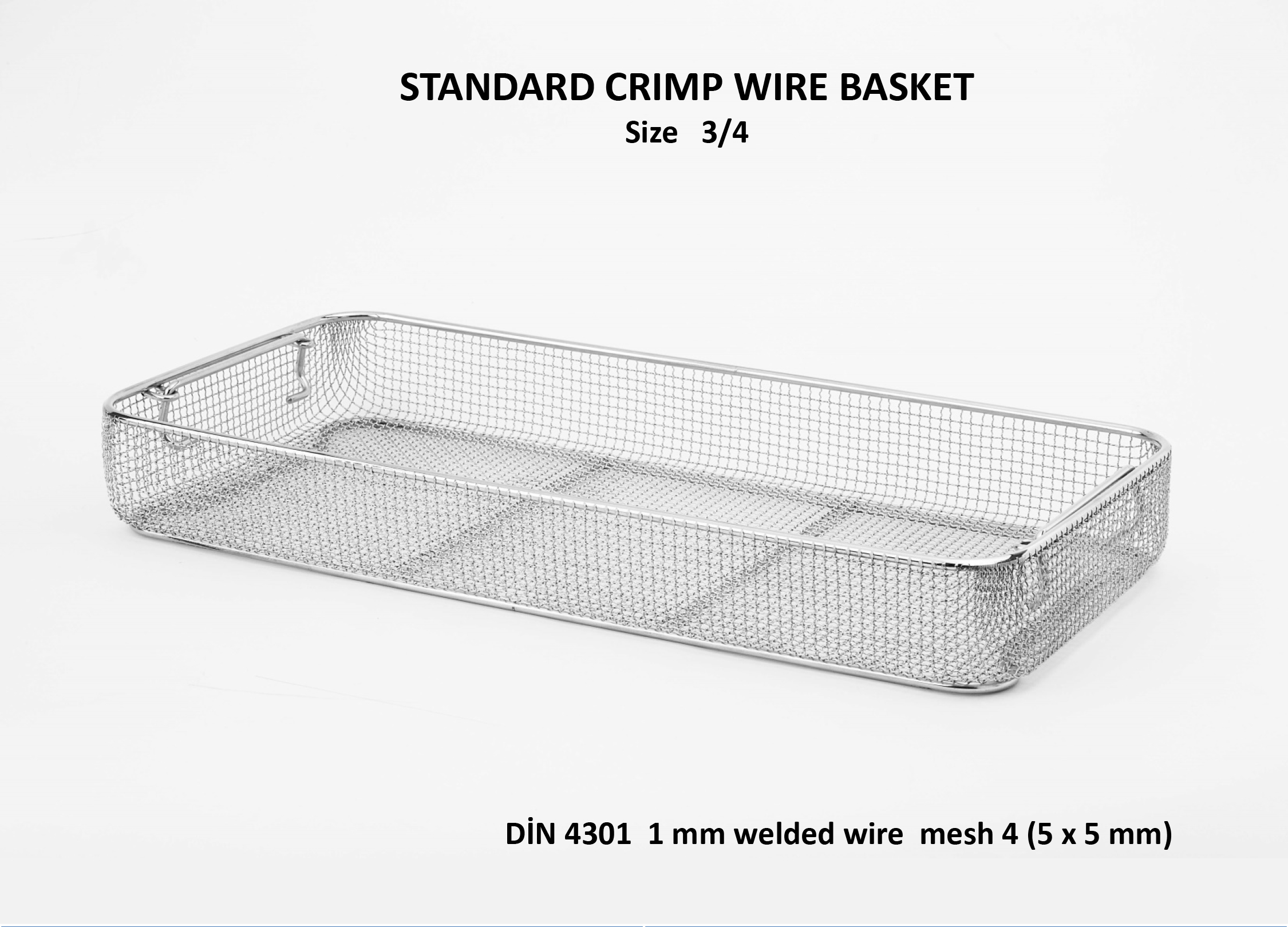 Standart Crimp Wire Basket (Size 3/4) Orkan Medikal